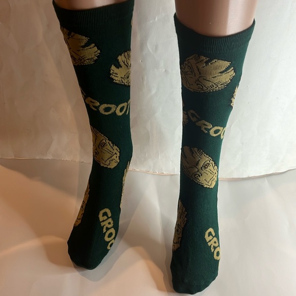 ❤️ Marvel Green Groot Mens Novelty Socks 6-12 NWT - Picture 2 of 8